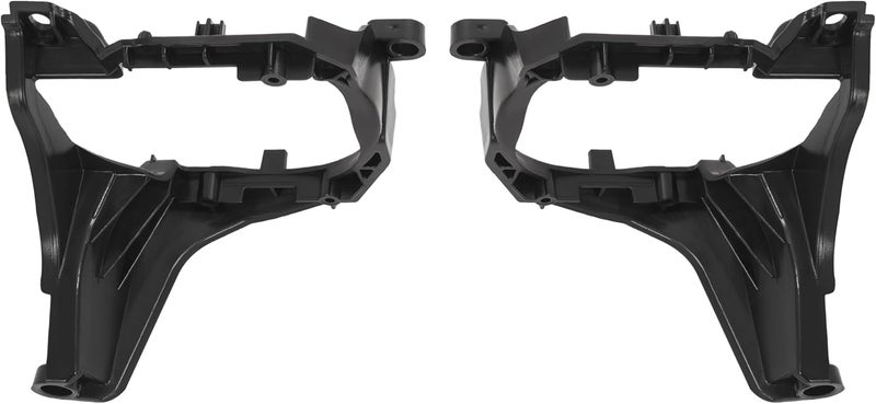 ALMULOO Pair Fog Light Bezel Bracket Trim Compatible with 2015-2017 Ford Mustang EcoBoost/EcoBoost Premium/GT/GT Premium/V6/2015 Mustang GT 50 Years Limited Edition Replacement for FO2603107 FO2602107 - Image 4